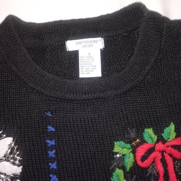 Vgt. ShipNShore Sport Ugly Christmas Sweater Size Small - Picture 3 of 4